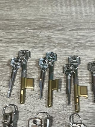 8 Pares de Llaves bloque/bloqueo Burg-Wächter