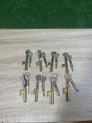 8 Pares de Llaves bloque/bloqueo Burg-Wächter