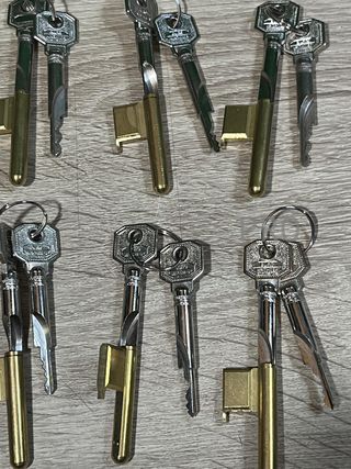 8 Pares de Llaves bloque/bloqueo Burg-Wächter