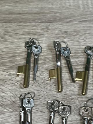 8 Pares de Llaves bloque/bloqueo Burg-Wächter
