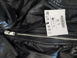 Chaqueta Biker Negra Bershka