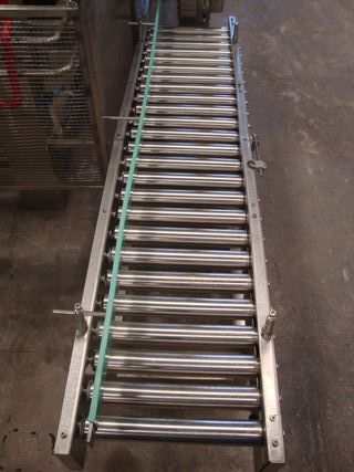 Rulada en acero inoxidable motorizada 177x36cm