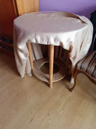 Mesa camilla redonda