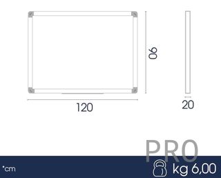 Pizarra de Corcho 120x90 cm