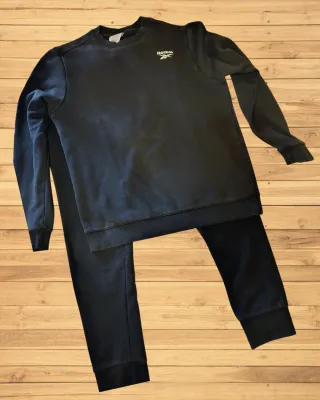 Felpa e pantalone Reebok nero
