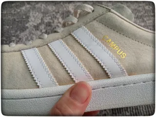 Scarpe Adidas Campus Uomo Beige Bianche