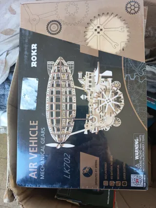 Puzzle 3D Madera ROKR Air Vehicle LK702