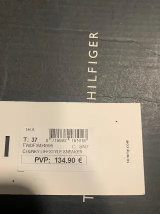 Zapatillas Tommy Hilfiger amarillas y rosas T37