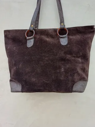 Borsa donna grande marrone