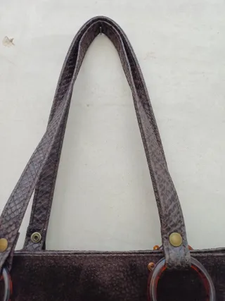 Borsa donna grande marrone