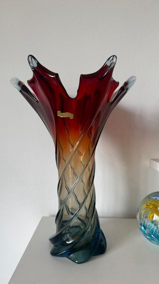 Vaso Murano Vetro Artistico