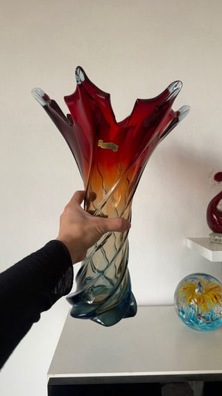 Vaso Murano Vetro Artistico