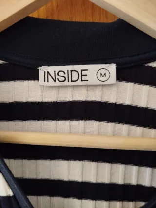 Polo mujer manga larga rayas Inside