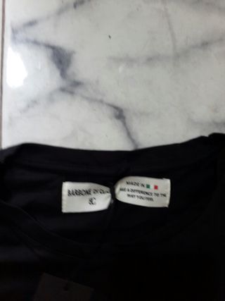 Top BARBONE DI CLASSE nero taglia S