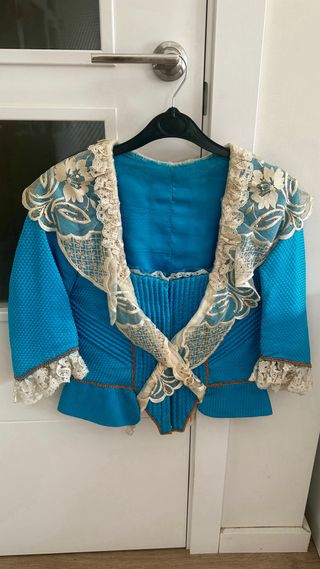 Corpiño de Fallera Azul