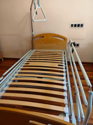 Cama articulada, mando y colchón, fabricada Europa