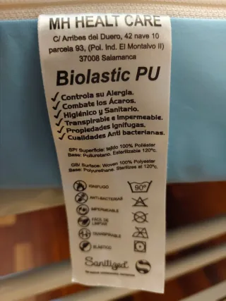 Cama articulada, mando y colchón, fabricada Europa