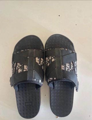 Dior ciabatte estive grigie e nere