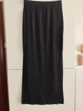 Falda tubo negra