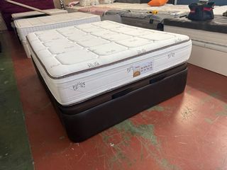 CANAPE Y COLCHON FLEX TAHITÍ VISCO 150x190
