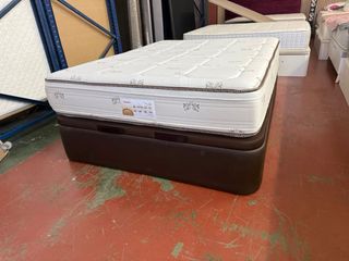 CANAPE Y COLCHON FLEX TAHITÍ VISCO 150x190