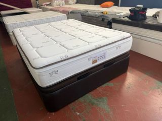 CANAPE Y COLCHON FLEX TAHITÍ VISCO 150x190