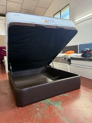 CANAPE Y COLCHON FLEX TAHITÍ VISCO 150x190