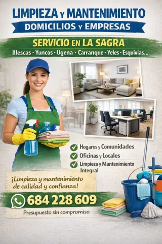 Limpieza y mantenimiento en La Sagra