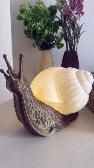 Candeeiros Kumo, polvo e caracol