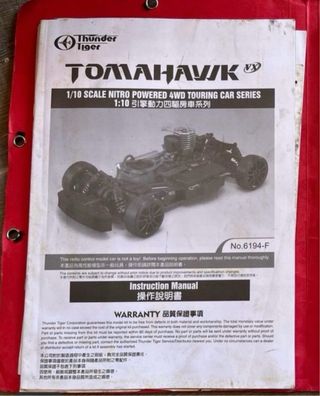 Coche RC Gasolina Audi RS4 1/10