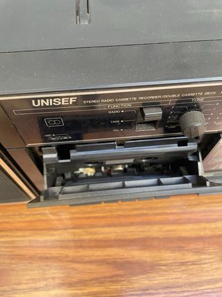 Radiocassette Doble UNISEF