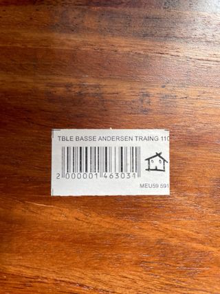 Mesa centro vintage palo rosa madera maciza