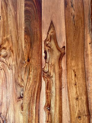 Mesa centro vintage palo rosa madera maciza