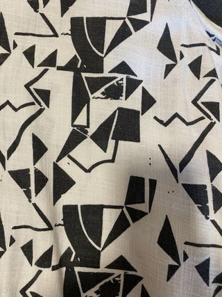 Camisa Zara manga corta estampada