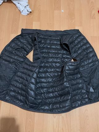 Chaleco acolchado gris