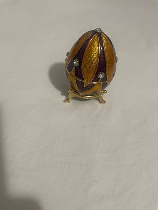 Joyero Huevo Estilo Fabergé