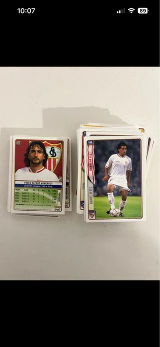 Cartas La Liga 2005 Mundicromo +100 cartas