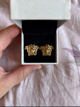 Pendientes Versace Medusa Dorados