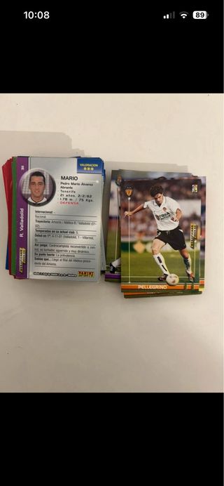 Cartas Panini La Liga 2003/2004 (80-90 cartas)