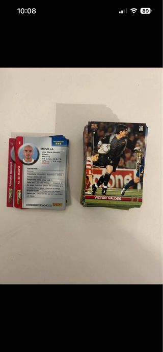 Cartas Panini La Liga 2003/2004 (80-90 cartas)
