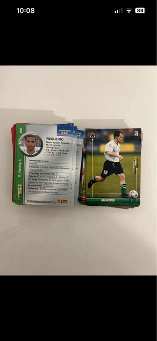 Cartas Panini La Liga 2003/2004 (80-90 cartas)
