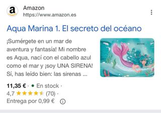 Aqua Marina 1 y 2. Catalan y castellano