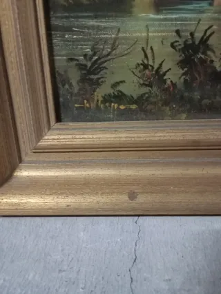 Cuadro al óleo paisaje rural 40'5 x 50cm