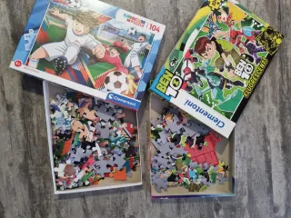 Puzzles Clementoni Ben 10 y Captain Tsubasa