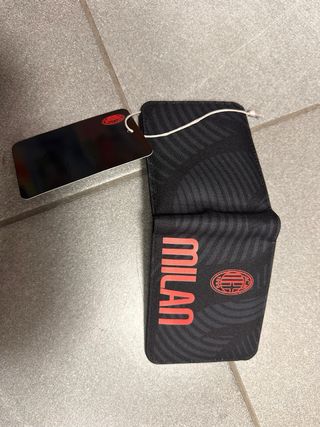 Portafoglio AC Milan nero e rosso