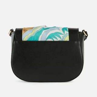Borsa Alviero Martini Nera con Foulard Multicolor
