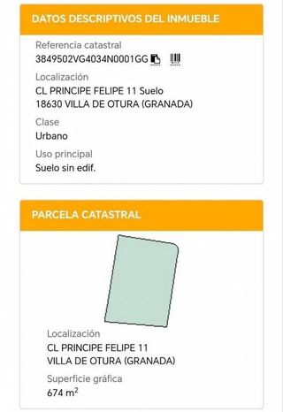 Terreno en venta en Otura