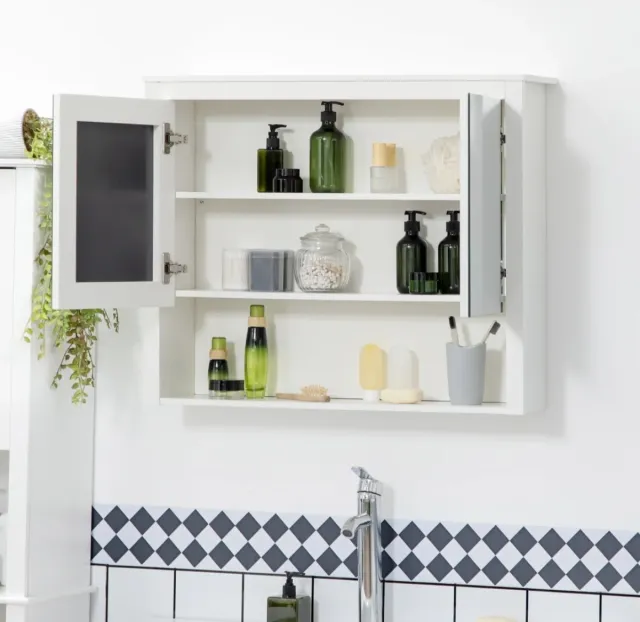 Armario colgante con espejo