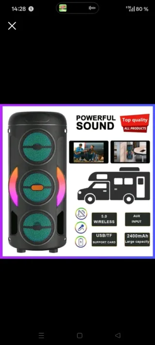 Placa Solar para Cargar Móvil y Altavoz