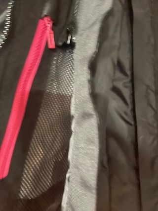 Chaqueta Moto SPIDI Negra Chica Con protecciones.